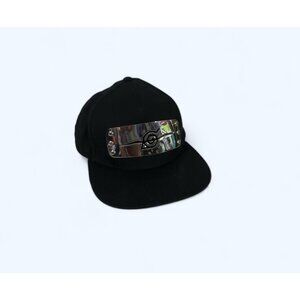 Shonen Jumps Naruto Adult One Size Hat Black Silver Metal 2002 Masashi Kishimoto